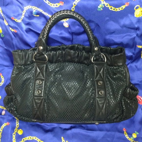 ❤️3 MIU MIU Perforated Luxurious Baby Soft Leather Speedy Bag Purse +FOB Dustbag - Picture 2 of 12